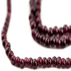The Bead Chest Round Almandine Garnet Beads (3-4mm)