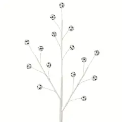 23" Wood Bead Sports Ball Spray: Soccer