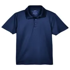 UltraClub&reg; Youth Cool & Dry Mesh Piqu&eacute; Polo Navy