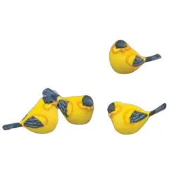 Resin Gold Finch 4 Asstd