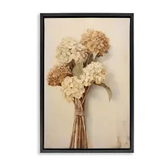 Stupell Industries Vintage Hydrangea Bundle Framed Floater Canvas Wall Art Design by Petals Prints Design