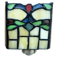 BAHA Stained Glass Night Light - Tiffany Style - Perfect for Any Room