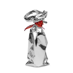 Silver Mirrorized Film Bags 6.1/2&rdquo; x 18&rdquo; for Elegant Packaging