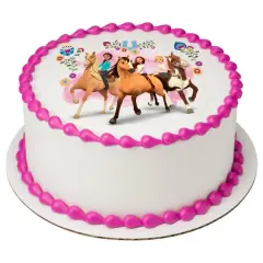 Spirit Find Your Adventure PhotoCake&reg; Edible Cake Topper Icing Image for 8 inch round cake or larger