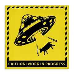 Stupell Industries Work In Progress UFO Canvas Wall Art Design by Ziwei Li