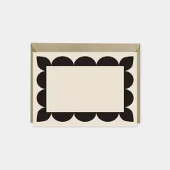 Big Scallop Border Note Cards III