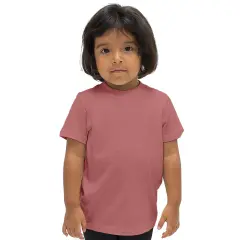 BELLA + CANVAS&reg; Toddler Crewneck Short Sleeve Jersey T-Shirt Heather mauve