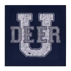 Stupell Industries Deer U College Varsity Canvas Wall Art Design by Spirit Animals/Life Is High