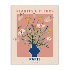 Stupell Industries Pastel Plantes & Fleurs Canvas Wall Art Design by Reinders