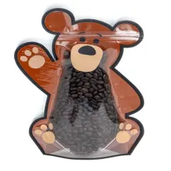 Bear Shaped Pouch 7" x 3" x 9" 100 pack SP7BZ