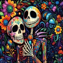 Skullhead Jack Halloween Diamond Art Kits