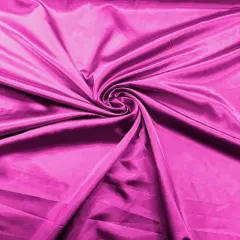 1 Yard Silky Stretch Charmeuse Satin Fabric Soft Hand For Lingerie & Skirts 58-60 inches Wide Fuchsia