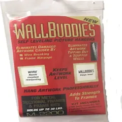 Wall Buddies Hanger for Metal Picture Frames - Set of 3