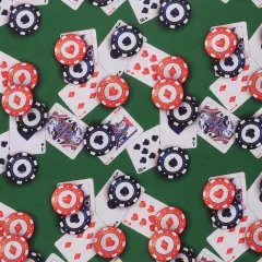 Mook Fabrics Casino Cotton Fabric [45 in. Wide] - By The Yard All On The Table