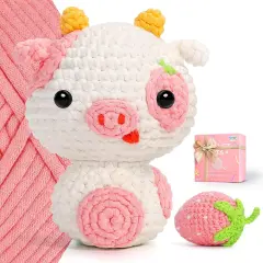 Crochet Starter Kit - Strawberry Cow