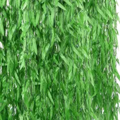 100PCS 600 FT Fake Vines for Room Decor Artificial Ivy Greenery Garland Jungle Forest Vines Faux Hanging Plants for Home Ceiling Bedroom Baby Shower Party Garden Patio Outdoor Wedding D&eacute;cor