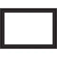 Colonial Black Framed Dry Erase Magnetic Board