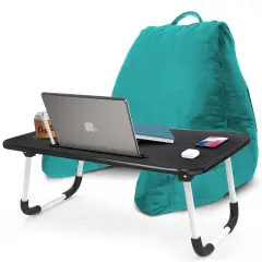 Nestl Reading Pillow with Portable Laptop Lap Desk