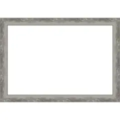 Waveline Silver Narrow Framed Dry Erase Magnetic Board