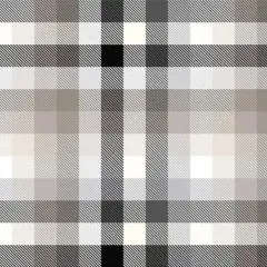 Simply Taupe Gray Plaid Cloud Cuddle Fabric per yard