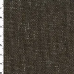 Coffee Brown Textured Chenille Dobby Decorating Fabric By the Yard