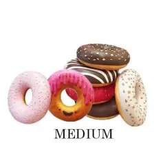 Medium Donut Set Over Sized Statue