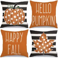 Happy Fall Pillow Covers