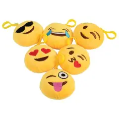 Emoji Clip Plush Includes 12 Units