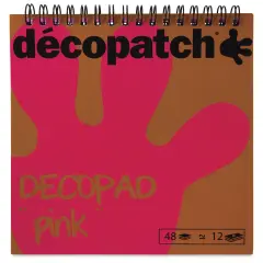 DecoPatch Paper DecoPad - Pink, 6" x 6"