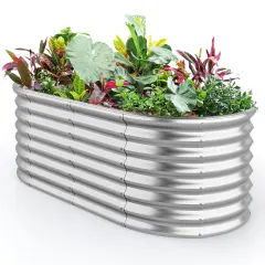 Costway Raised Garden Bed Kit Planter Raised Garden Boxes Outdoor 65" x 32" x 24"