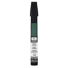 Chartpak AD&reg; Marker Green Color Family, Tri-Nib Evergreen