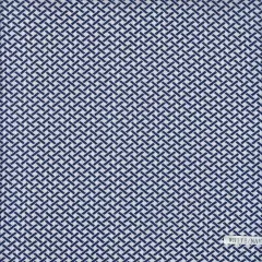 1 Yard Polyester Spandex Yummy Rib Knit Fabric Retro Geo Window Pane Print 58/60" Width WHT/NAVY