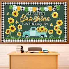 Sunflower Truck Classroom Bulletin Board