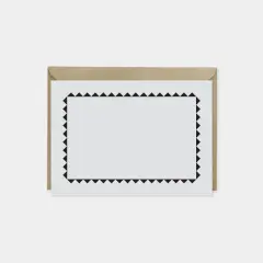 Sawtooth Border Note Cards