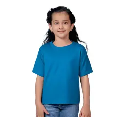 Gildan&reg; Heavy Cotton Crewneck Short Sleeve Youth T-Shirt - 5000B Sapphire