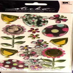 Sticko Happy Eggs Dimensional Stickers