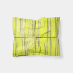 Yellow Streaked Abstract Wood Gift Wrap