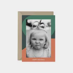 Big Geo Holiday Photo Card VI