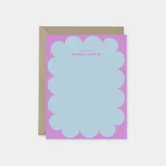 Scallop Border Note Cards VI