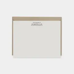 Modern Type Thank You Note Cards