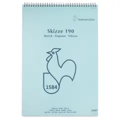Hahnem&uuml;hle Skizze Spiral-Bound Sketch Pad - 16.53" x 23.38", 50 Sheets, 190 gsm