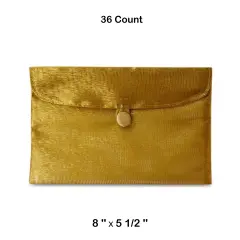 Elegant Fabric Gift Envelopes 8" x 5.5" for Stylish Presentations
