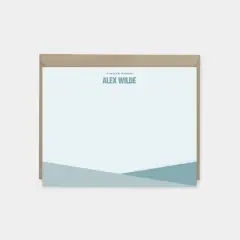 Color Block Note Cards VIII