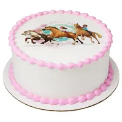 Spirit Freedom PhotoCake&reg; Edible Cake Topper Icing Image for 8 inch round cake or larger