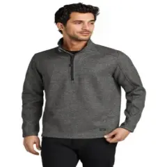 OGIO&reg; Grit Fleece Half Zip Diesel Grey Heather