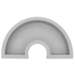 Rico Design Silicone Candle Mold - Flat Rainbow, 4.6" x 2.7" x 1.2"