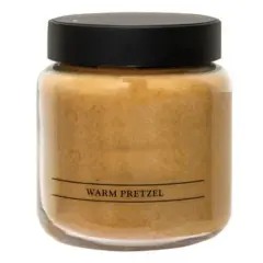Warm Pretzel Jar Candle 16oz Sweet Buttery Scent with 80-100 Hour Burn Time