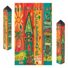 Celebrate Retirement Art Pole 20 Inches Stephanie Burgess