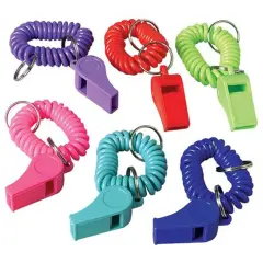 Bracelet Whistle Keychains Include 12 Units