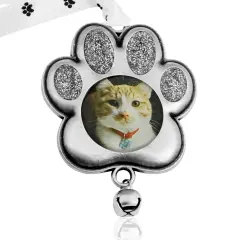 Gloria Duchin Pewter Metal Pet Kitten Paw Picture Photo Frame Ornament